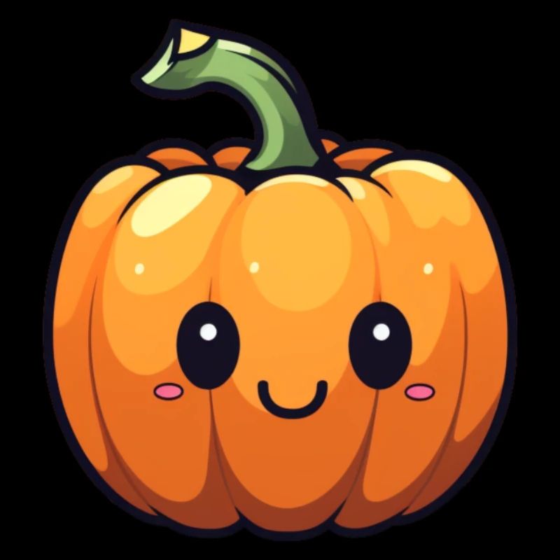 Pumpy the friendly pumpkin