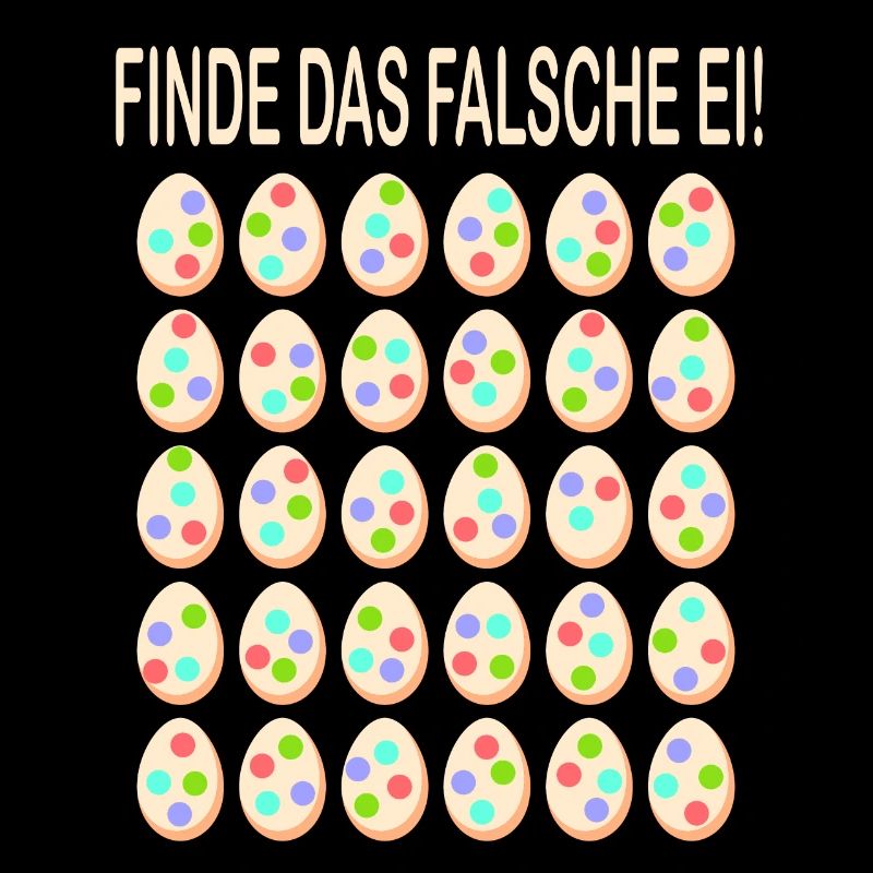 Finde das falsche Ei Rätsel