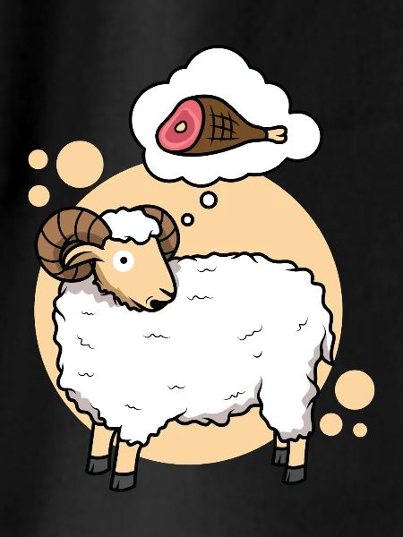 Carnivorous sheep
