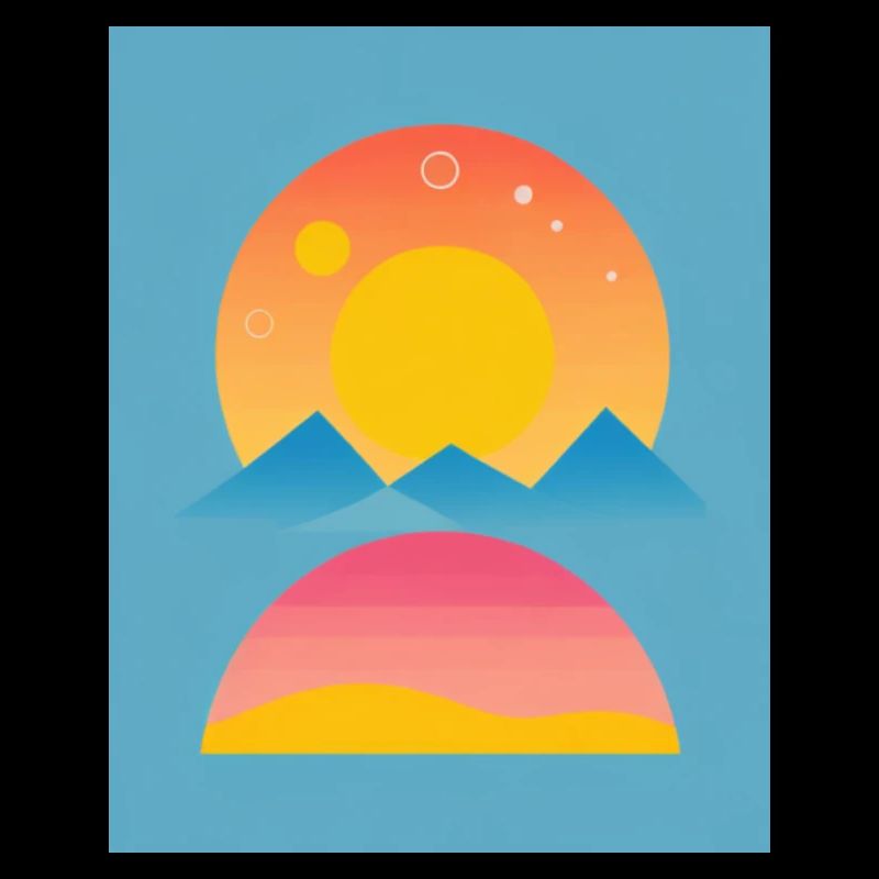 2 cool summer sunset