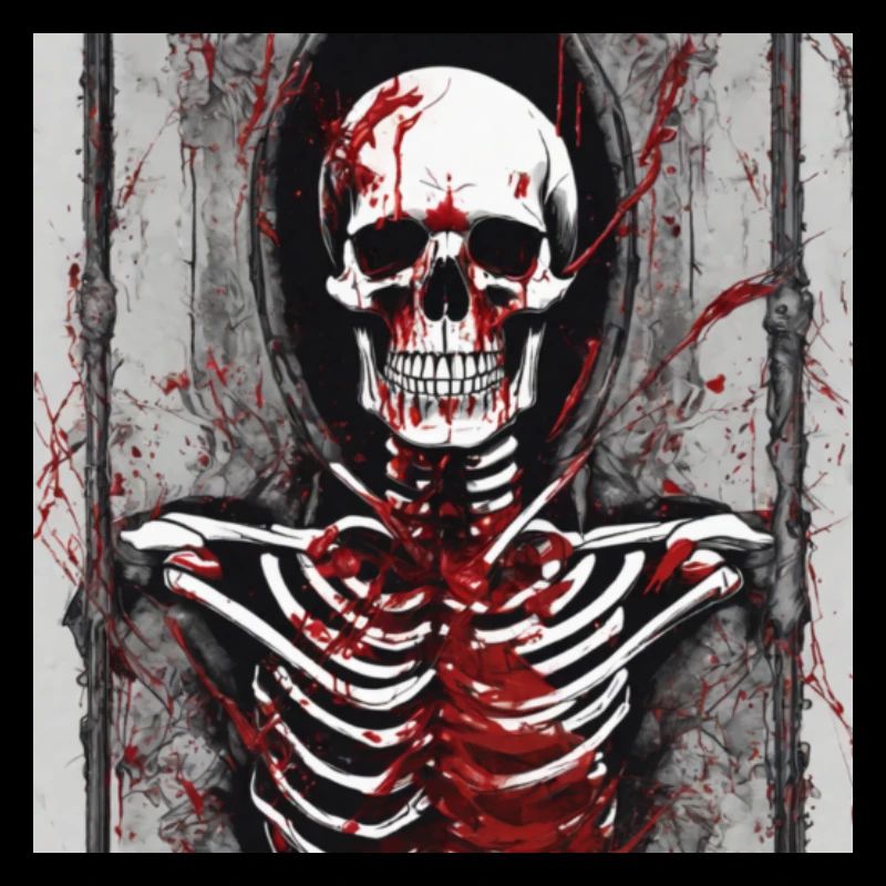 Skeleton covert in Blood one