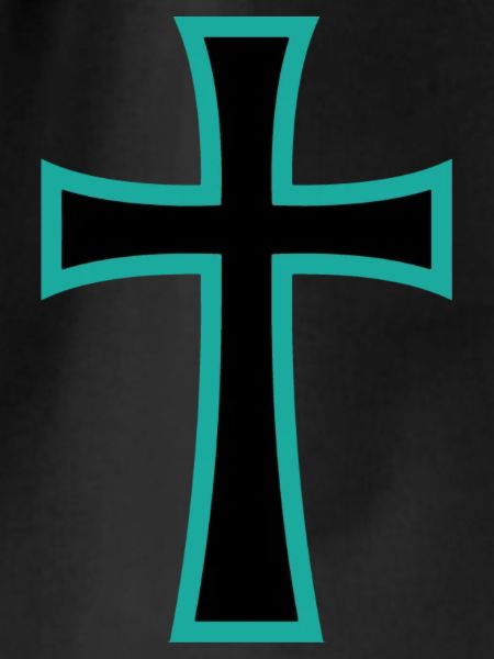 Blaues oder keltisches keltisches Kreuz