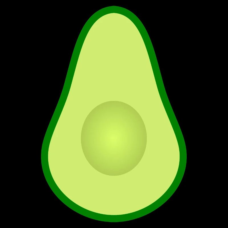 Avocado without a core design to personalize