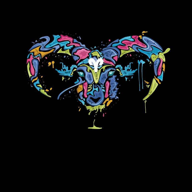 STERNZEICHEN Widder SHIRT Zodiac Zeichen Geschenk
