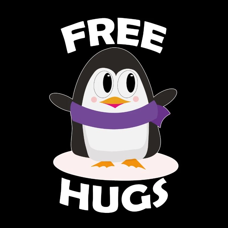 Free Hugs Pinguin