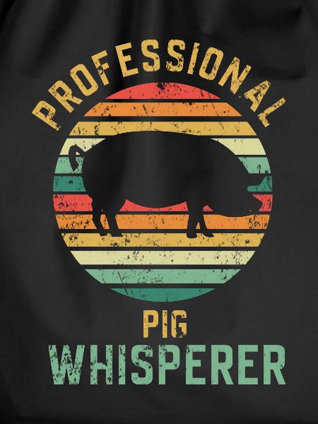 Pig retro animal