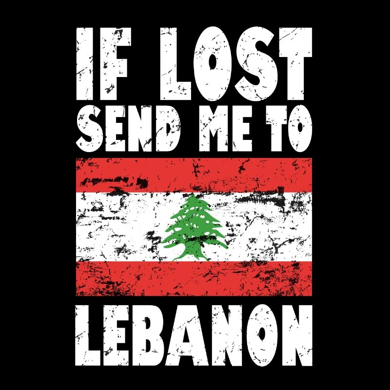Libanon Flagge Spruch