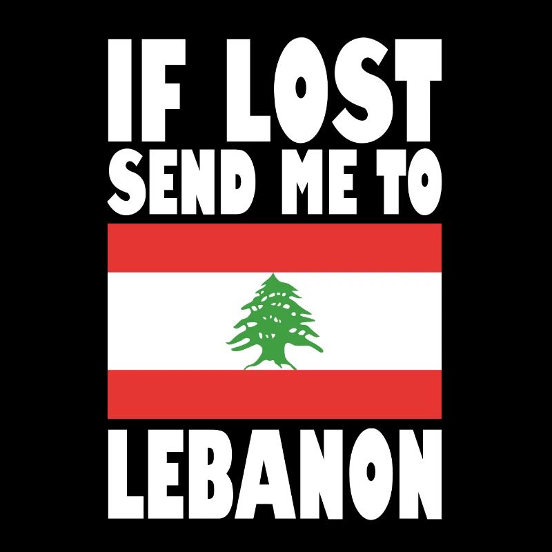 Libanon Flagge Spruch