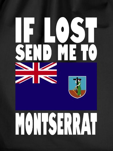 Montserrat Flag Saying
