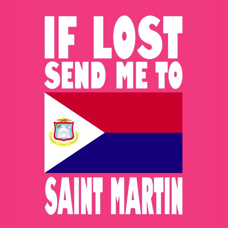 St. Martin Flag Saying