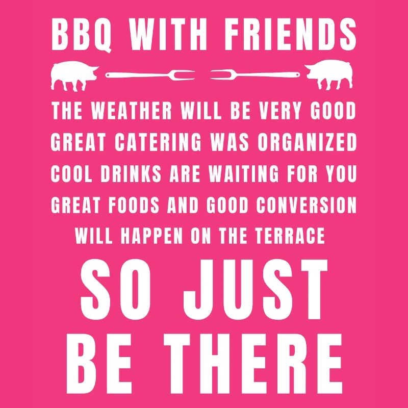 BBQ mit Freunden ist bereit, also sei einfach da