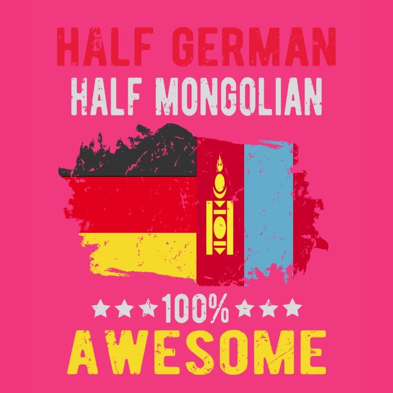Half German half Mongolian