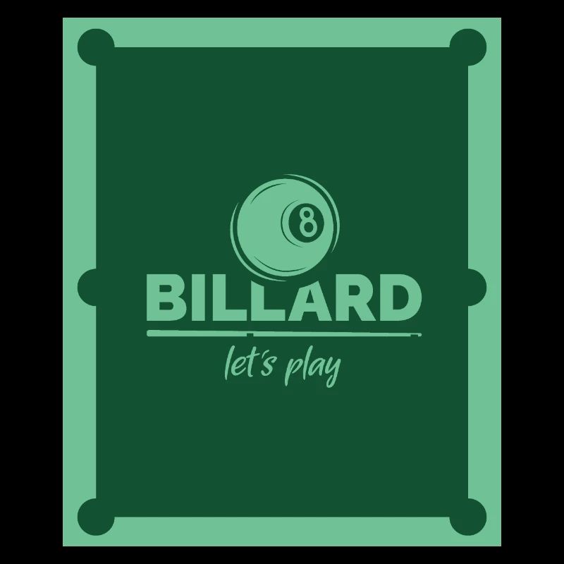 Billiards Pool Table Symbol 8-ball Graphic Club