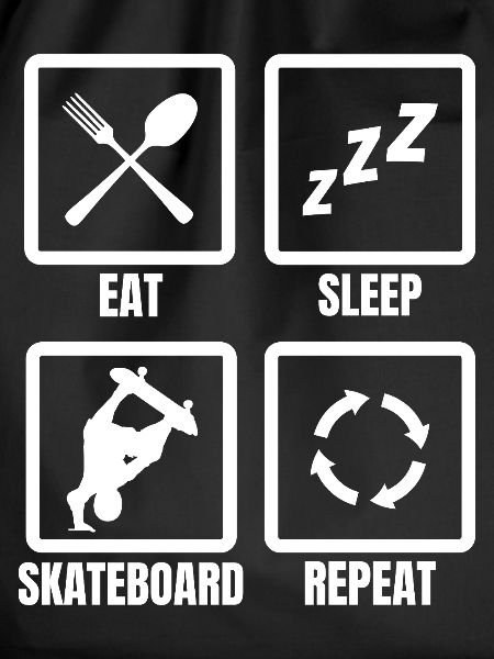 Eat Sleep Skateboard Repeat