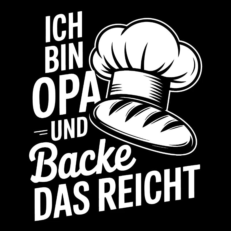 Opa backt und das reicht