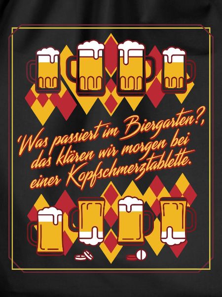 Biergarten Kater Humor