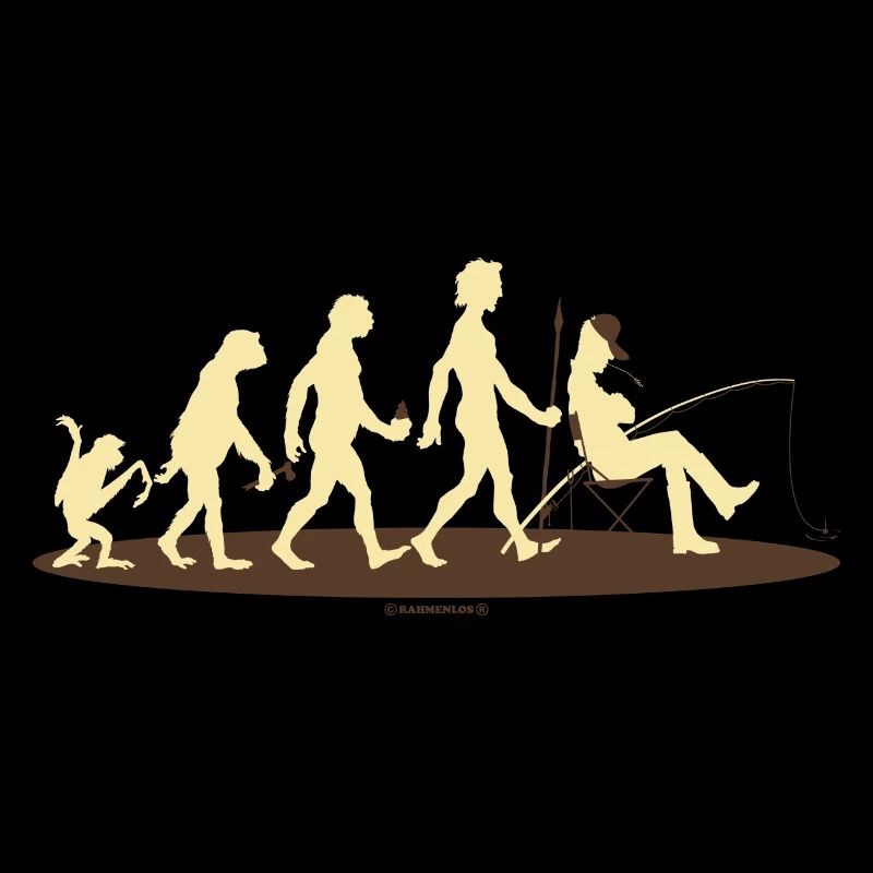 FUN - Evolution Angler - Geschenk - Bestseller