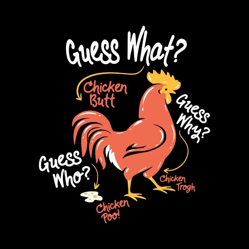 Drôle deviner ce que c'est culs de poulet