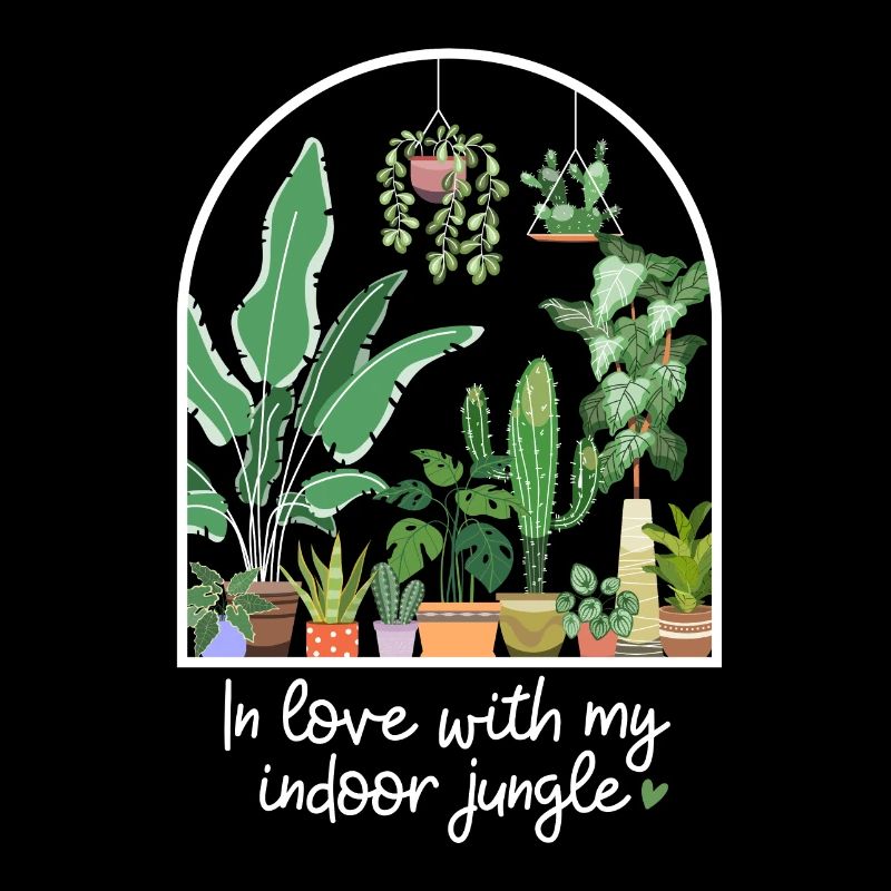 Amoureux de mes fleurs de plantes de jungle d’intérieur