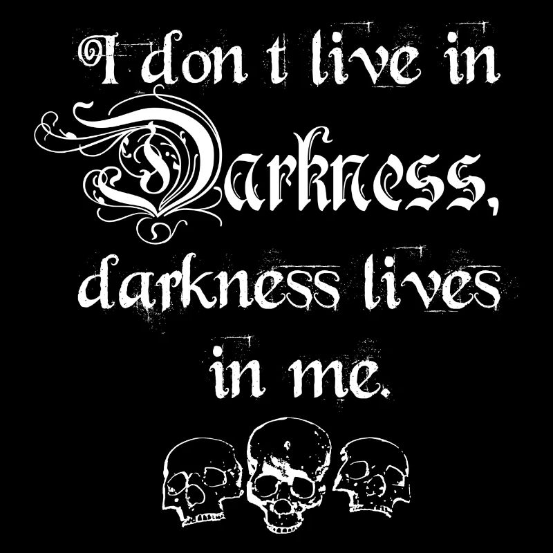 Darkness white