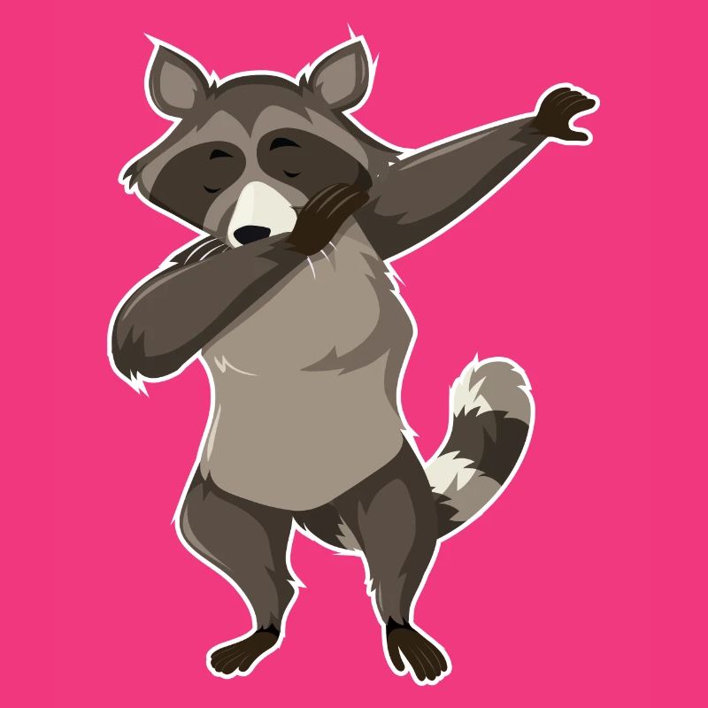 Dabbender raccoon
