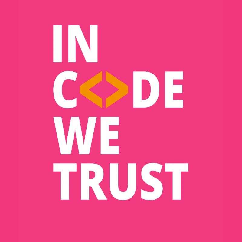 In code we trust programmer Geek Coding Nerd