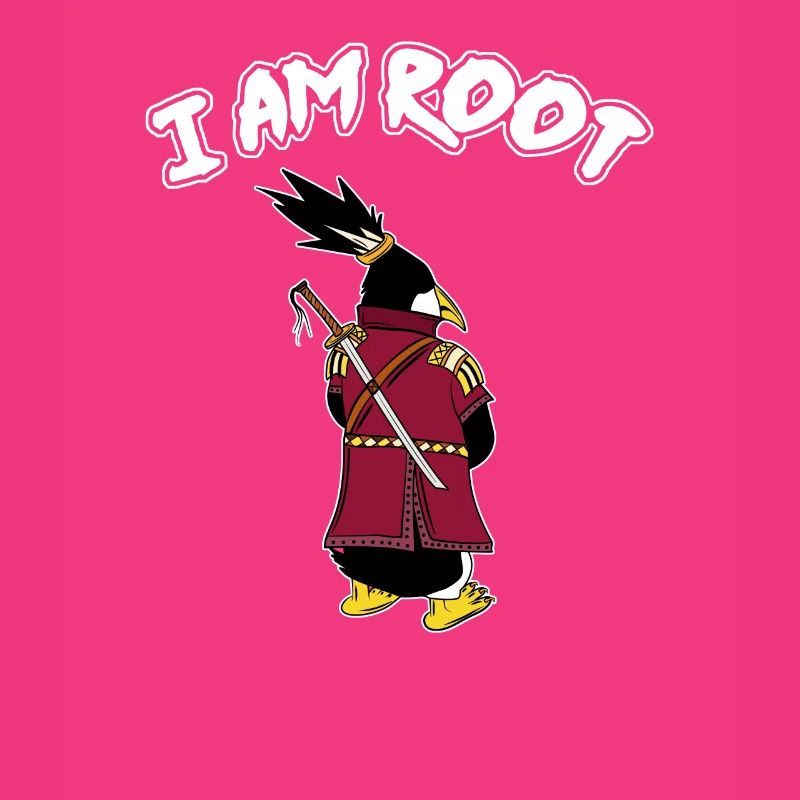 Linux Pingouin I Am Root Geeks Geeks Nerd Computer Ninja