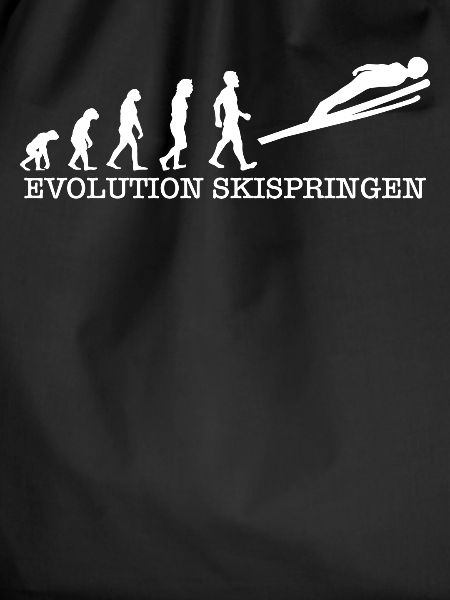 Evolution Skispringen T-Shirt Geschenk Skispringer