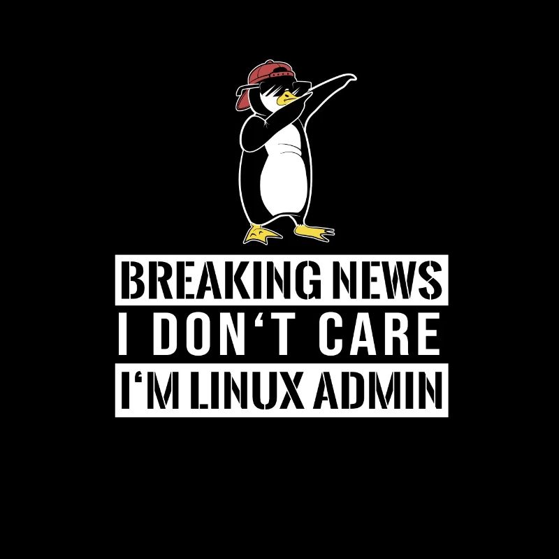 IT Nerd Linux Linux Pinguin Geek Software Engineer