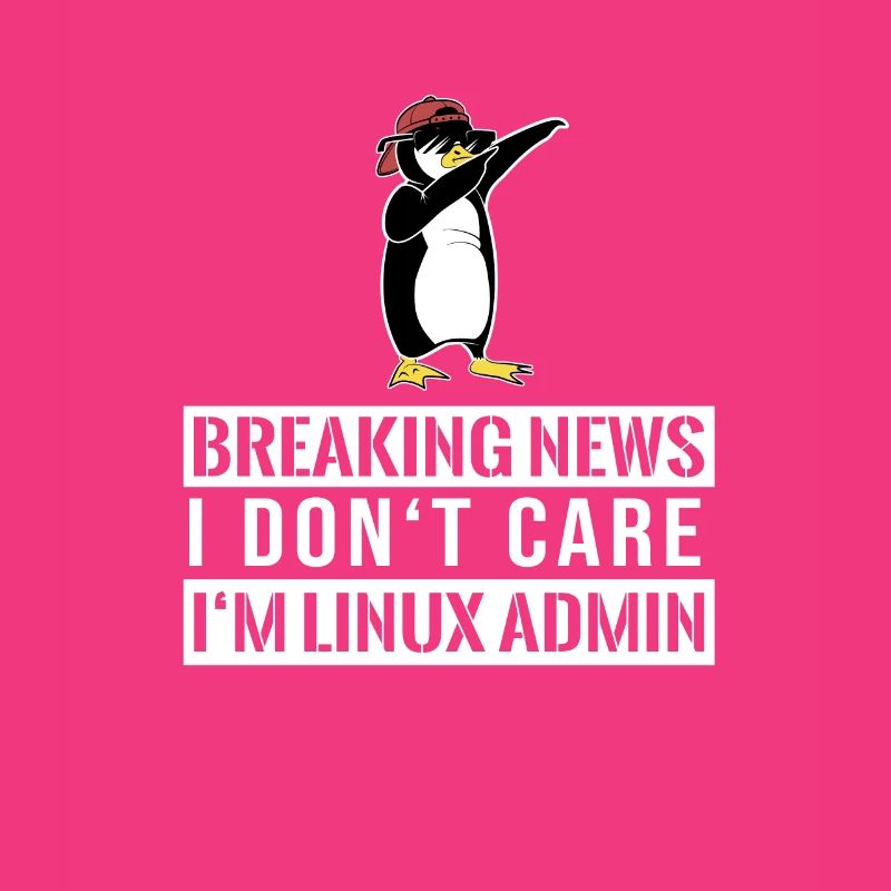 IT nerd Linux Linux penguin geek software engineer
