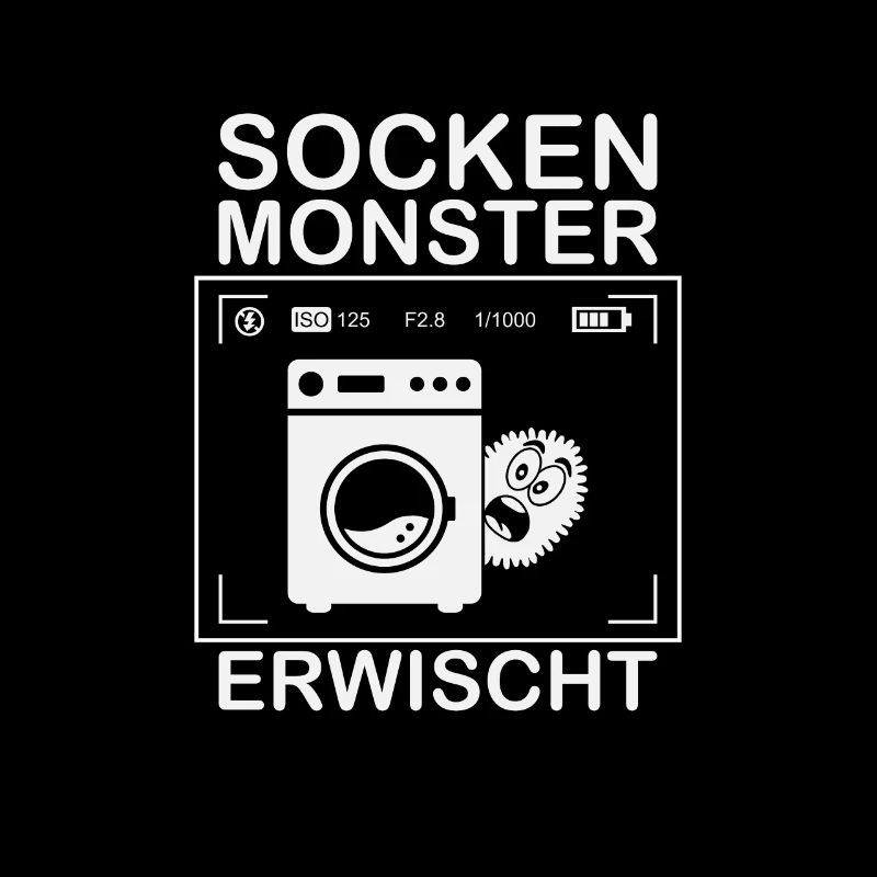 Sockenmonster Socken Verschwinden Lustig Geschenk