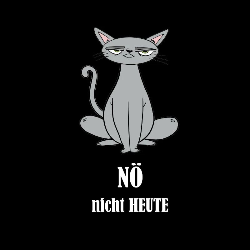 Noe nicht HEUTE - Katze boeser Blick