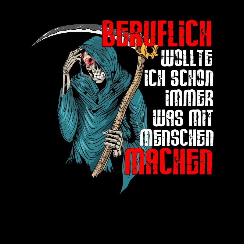 Sensenmann Beruflich was mit Menschen machen