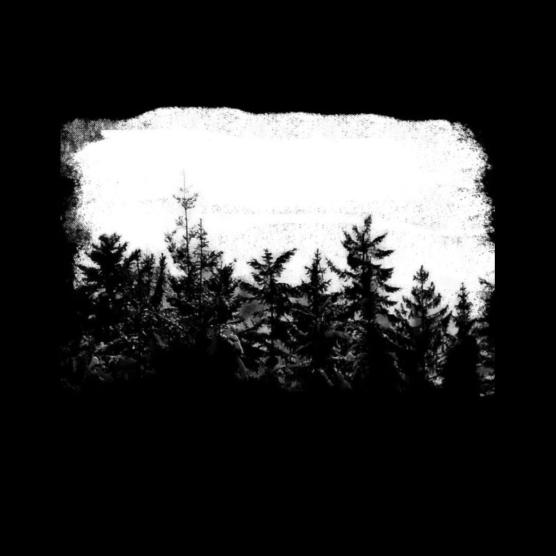 Wald Scherenschnitt