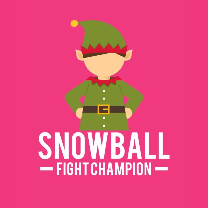 Onze Lutins de Noël bataille de boules de neige