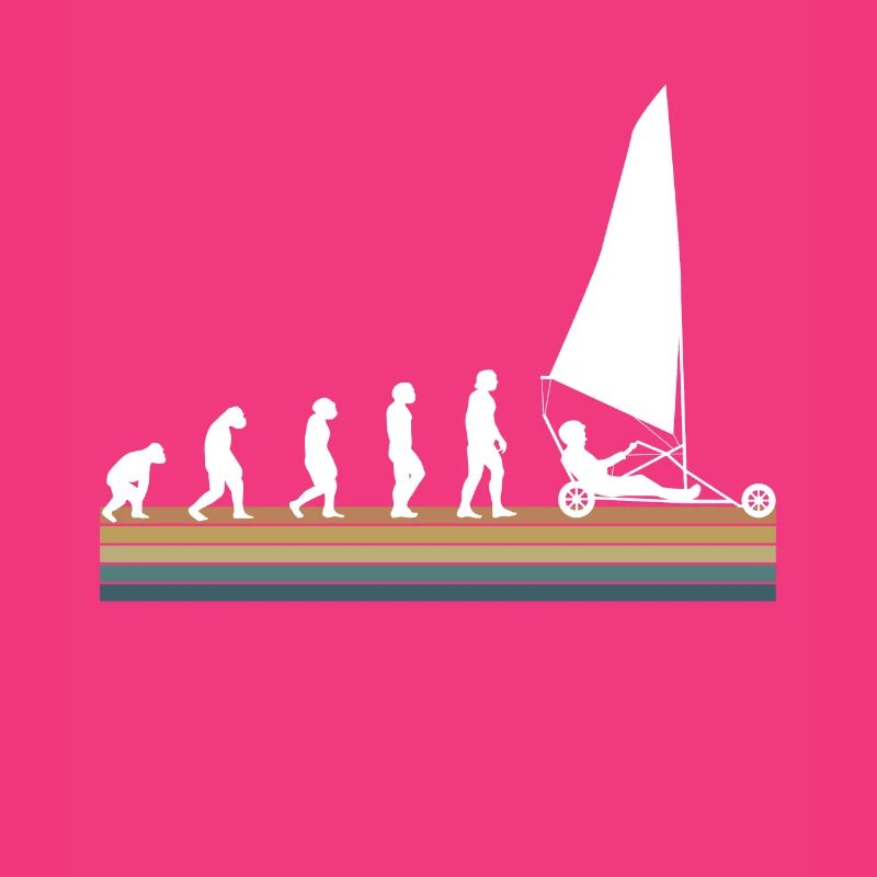 Vintage Retro Evolution Beach Sailor