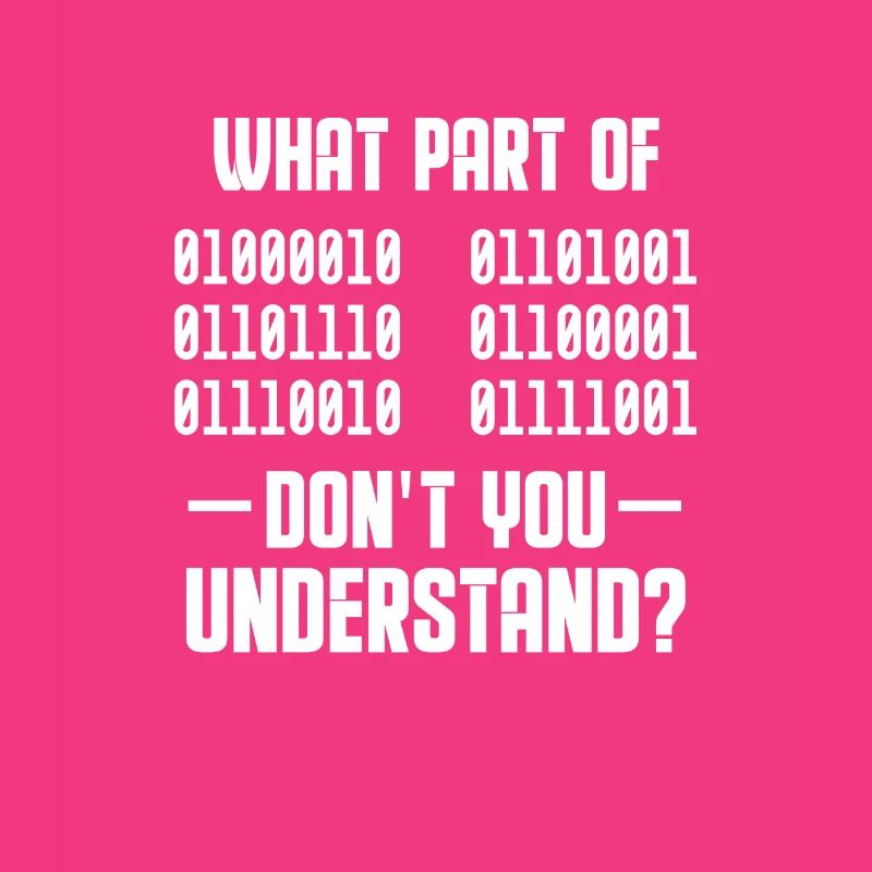 Binär Code Programmierer Coder Geschenk