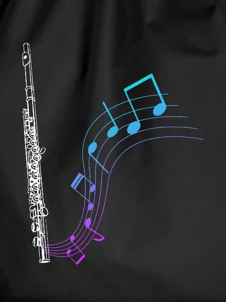 Querflöte Geschenk Musik Noten