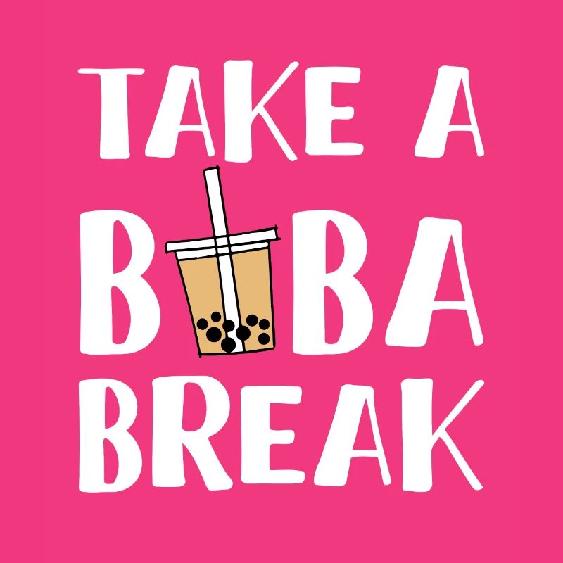 Take A Boba Break Shirt Geschenk Bubble Tea