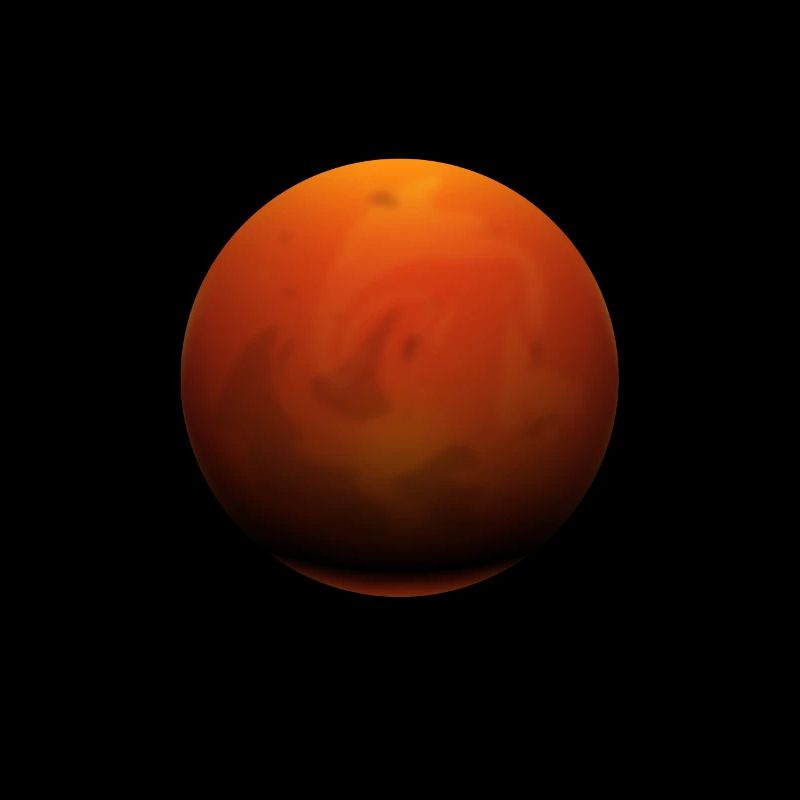 Mars Red Planet Space Astronaut Gift