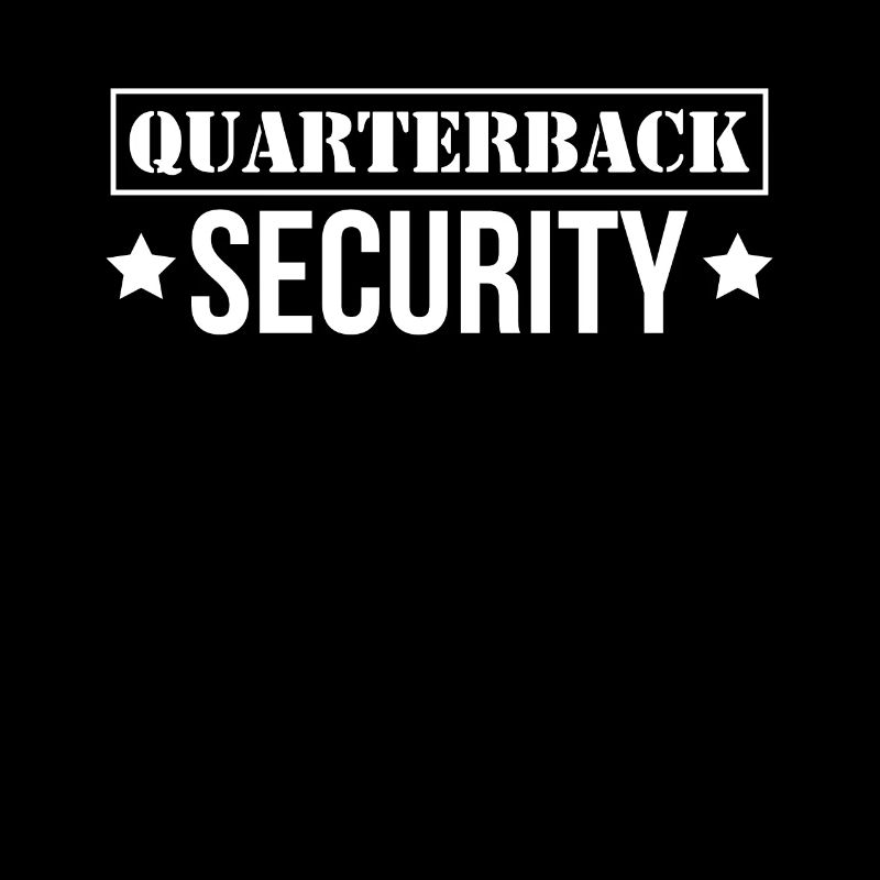 Quarterback Security Shirt Geschenk