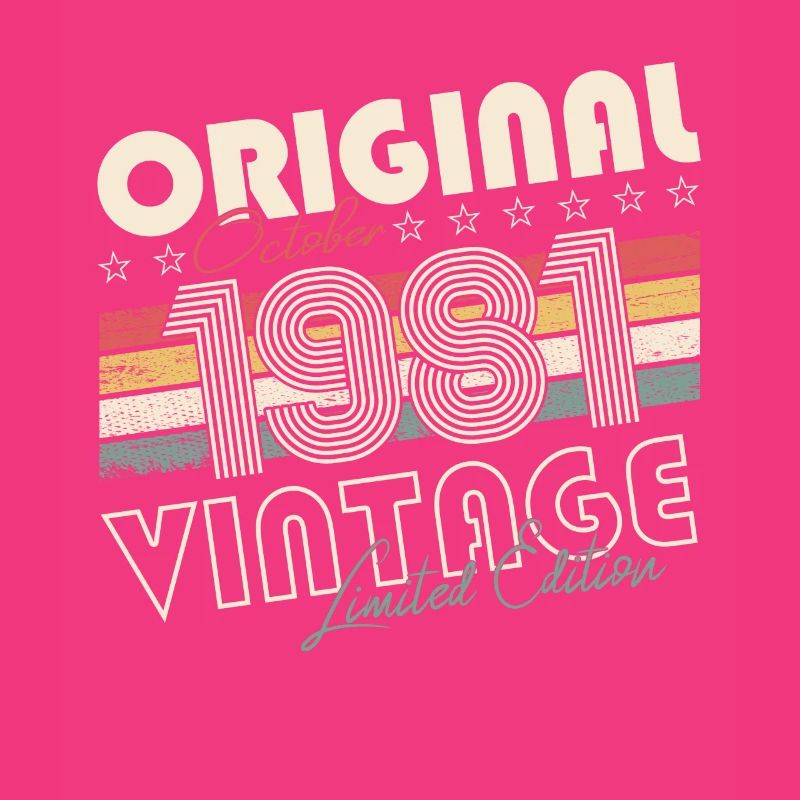 Original October 1981 41st Birthday Gift Cool