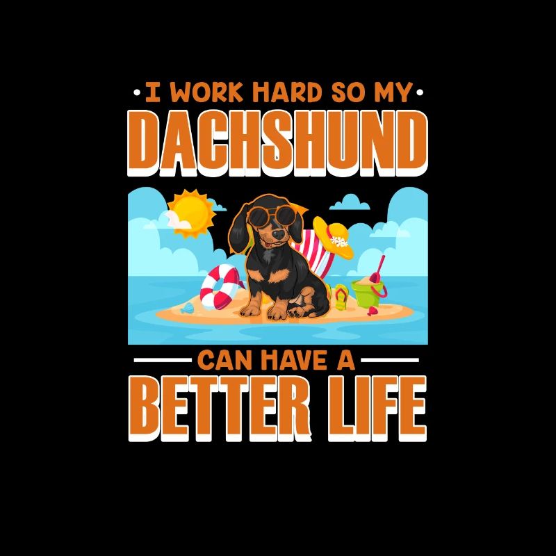 Dackel Hund Hunde Dachshund Teckel Geschenk