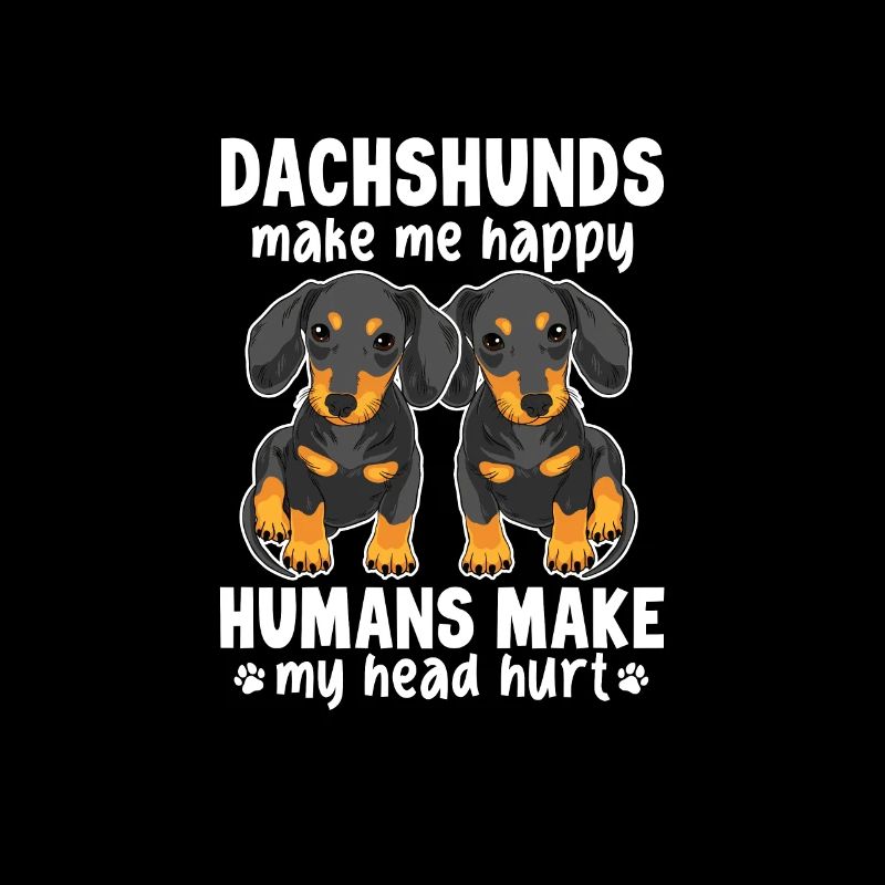 Dackel Hund Hunde Dachshund Teckel Geschenk