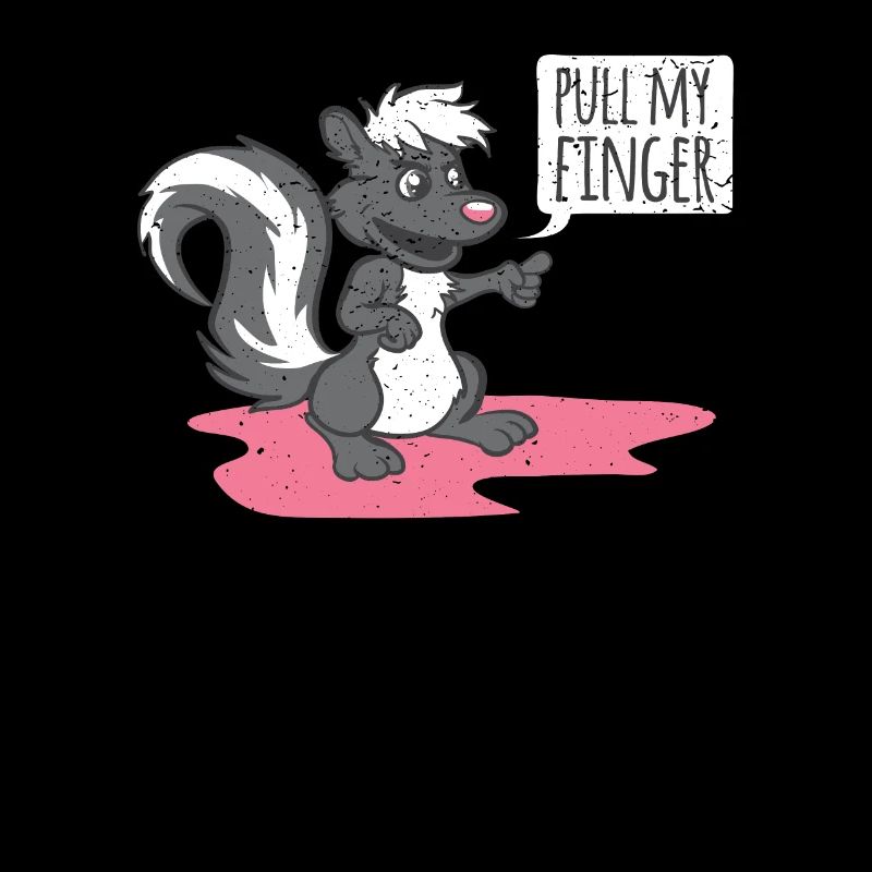 Pull My Finger Skunk Pull Farts on Finger