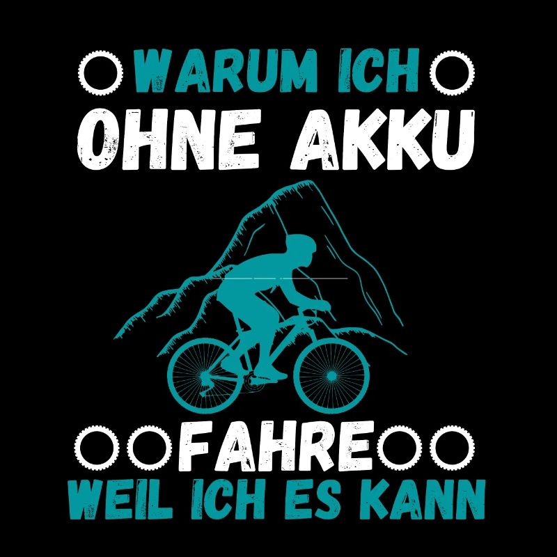 Radfahrer ohne Akku