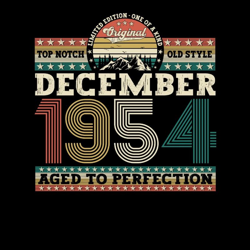Born December 1954 68th birthday gift