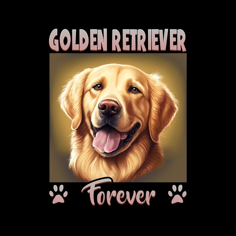 Hunde Spruch Golden Retriever Design