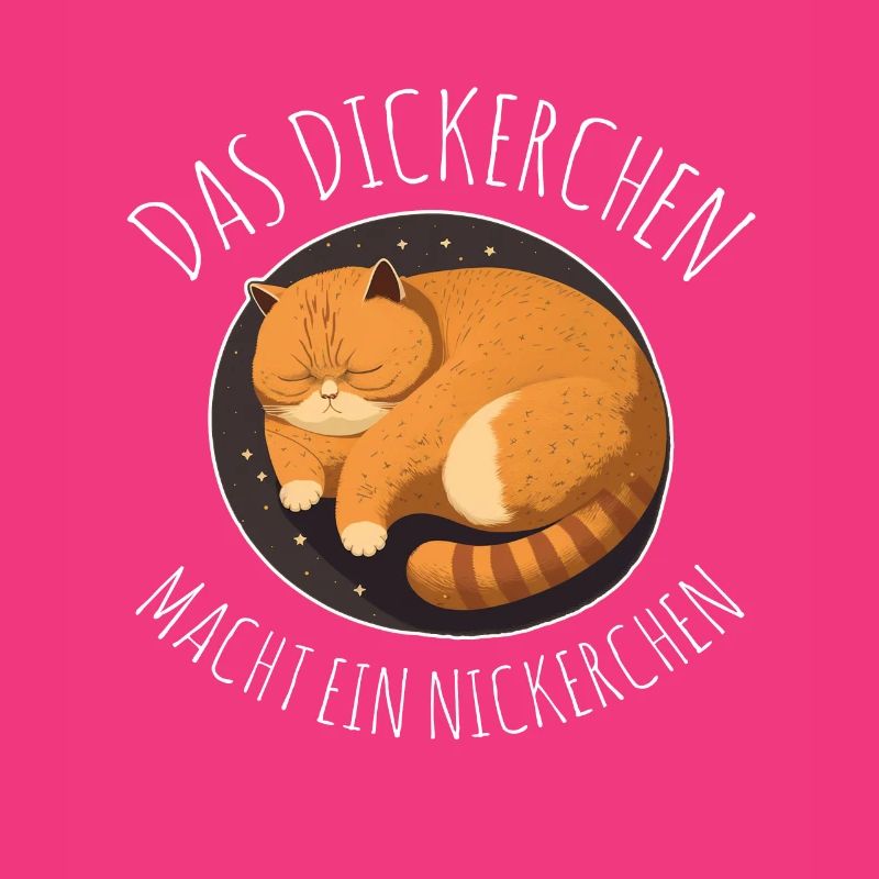 Das Dickerchen macht ein Nickerchen Katze Schlafen