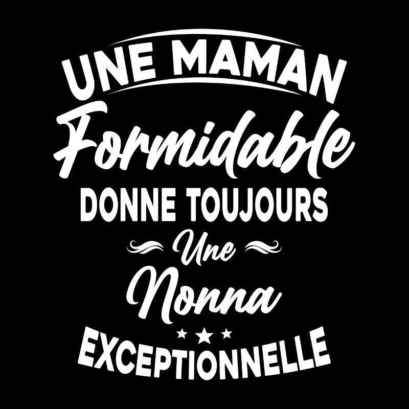 Maman formidable donne Nonna Exceptionnelle